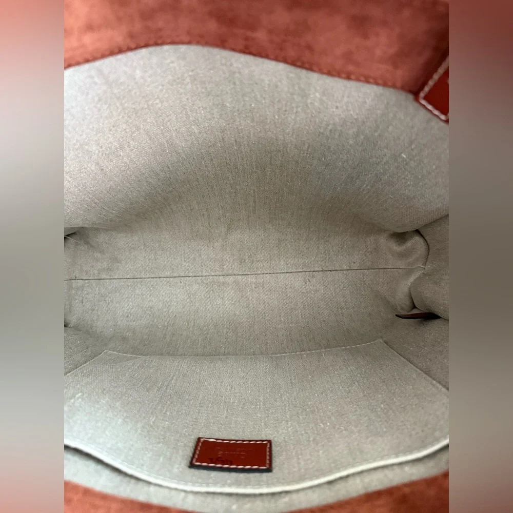 Chloé Woody Suede Medium Sepia Brown - Picture 8 of 11